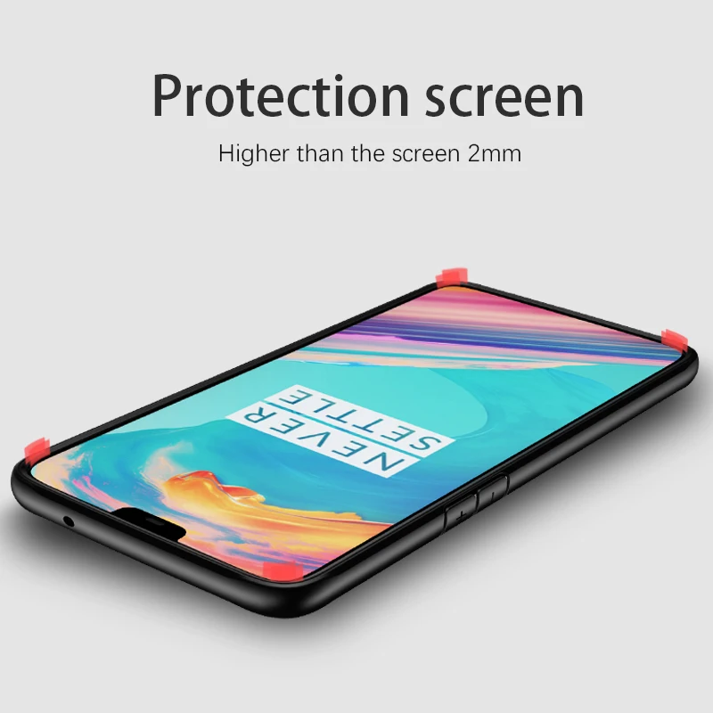 Для One plus 6 Чехол Oneplus 6T чехол противоударный прозрачный Капа Жесткий ПК панель +
