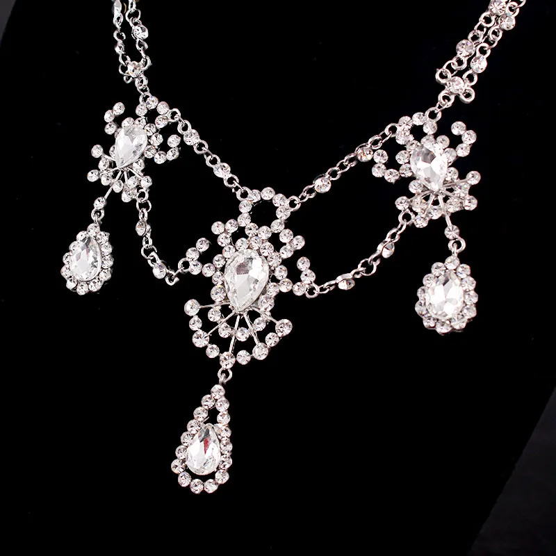 Fashion bridal set stage shooting props earrings + necklace wedding accessories chain wholesale CHH241 | Украшения и аксессуары