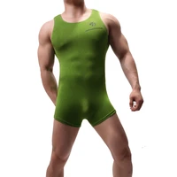 high quality men leotard bodysuits sexy male underwear shapers modal man tight body suits bodystocking lingerie