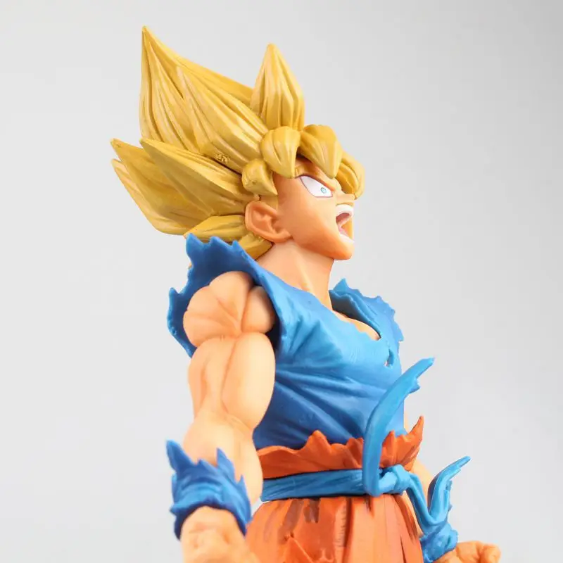 23 см аниме Dragon Ball SMSD Sun Wukong Супер Saiyan Взрывная Goku Rage штучная модель|Игровые фигурки