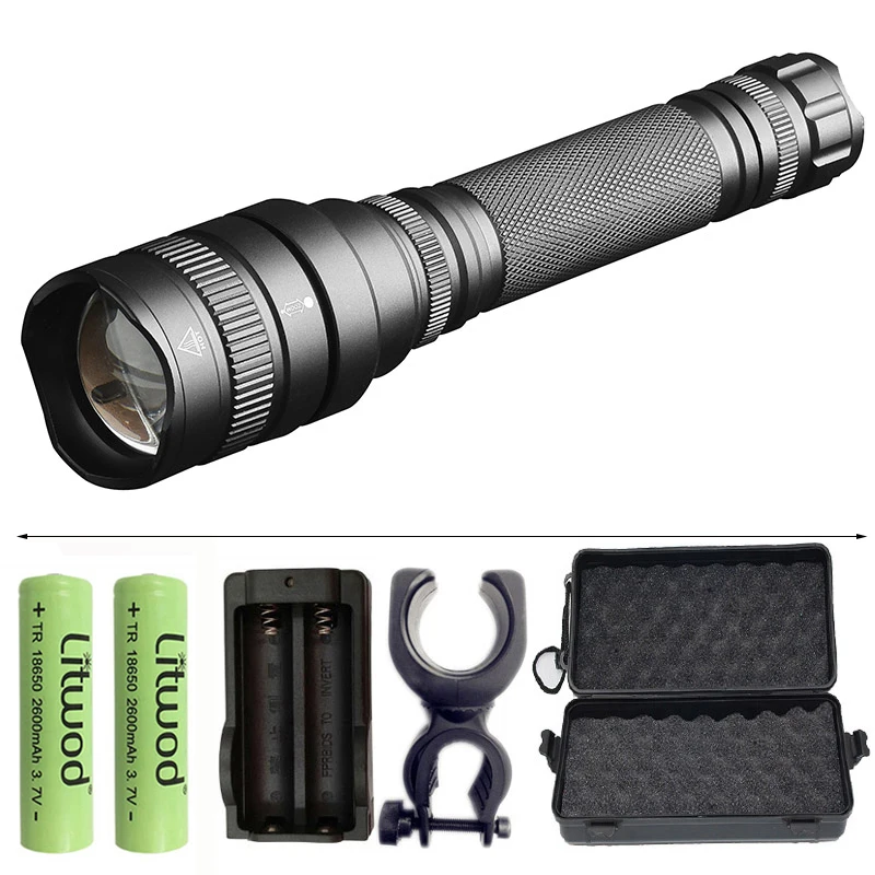 Yunmai CREE XHP70 3200lm мощный фонарь, светодиодный фонарик, мощный зум, тактический фонарь с батареей 18650 для кемпинга - Испускаемый цвет: Option I