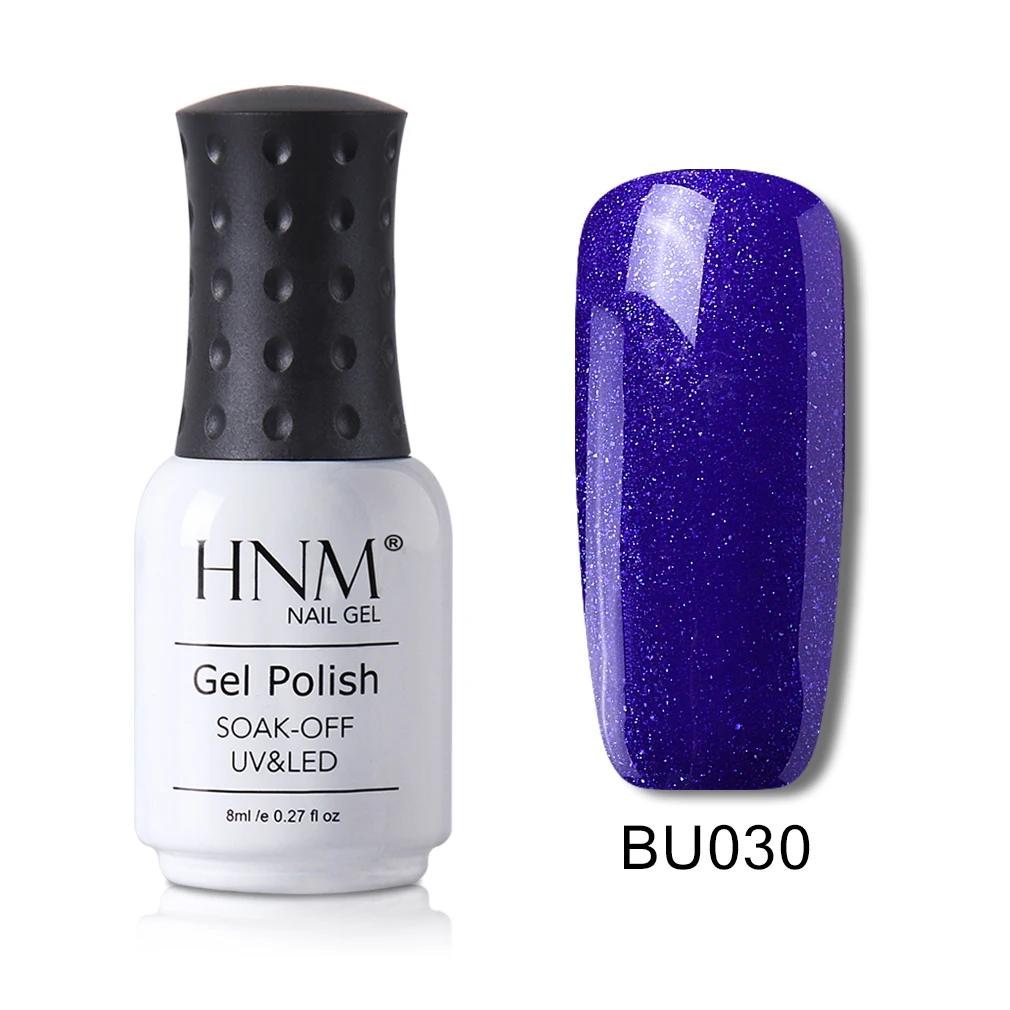 HNM 8 мл синий цвет серия Гель лак для ногтей гибридная краска Лаки Vernis Гель-лак для УФ-лампы Набор Полупостоянный маникюрный лак - Цвет: 30
