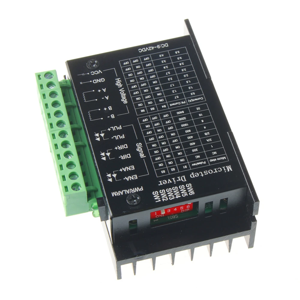 TB6600 4A 9 42VDC 42/57/86 деревообрабатывающий станок шаговый двигатель драйвер 32