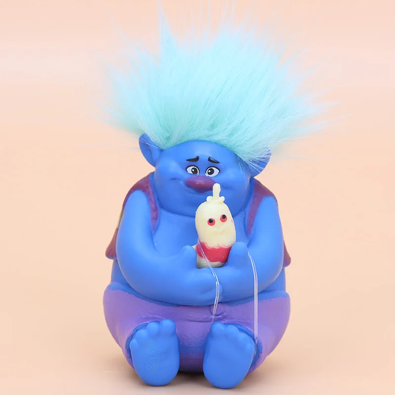 6 шт./компл. тролли ветка Critter Skitter фигурки экшн милые Мультяшные игрушки персонажи