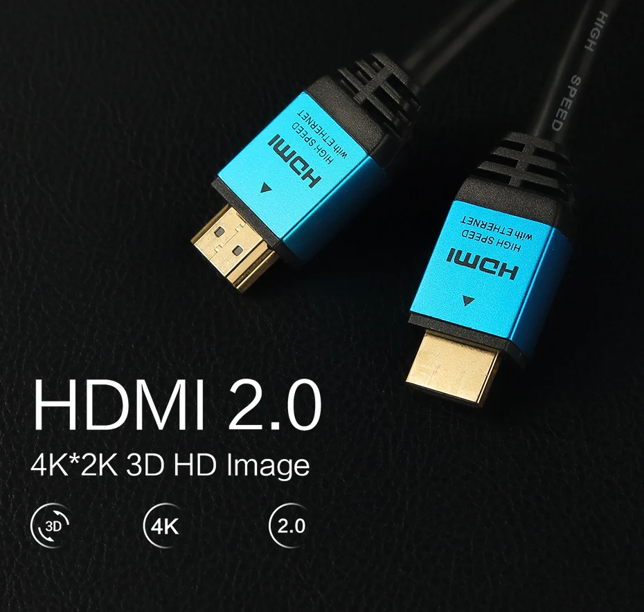 HDMI кабель HDMI к HDMI кабель HDMI 2,0 4k 3D 60FPS кабель для ТВ-бокса ЖК-ноутбука PS3 проектор компьютерный кабель 1 м 2 м 3 м 5 м 8 м 12 м