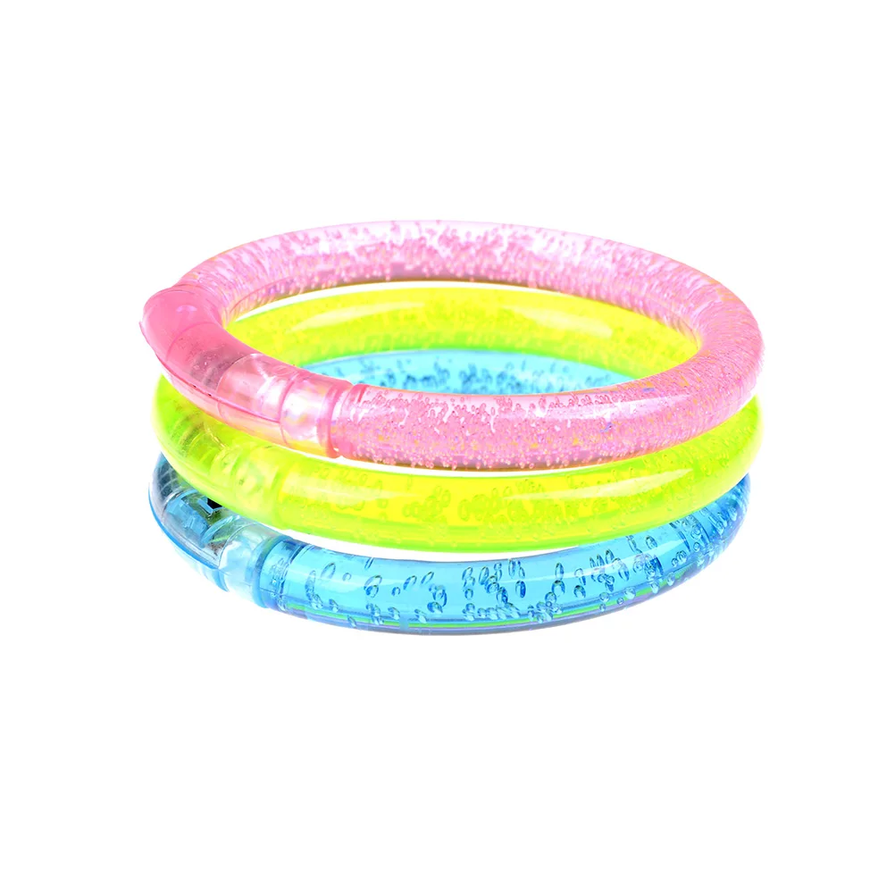 Горячая продажа светящийся браслет мигает 3 шт./лот красочные светодиодные