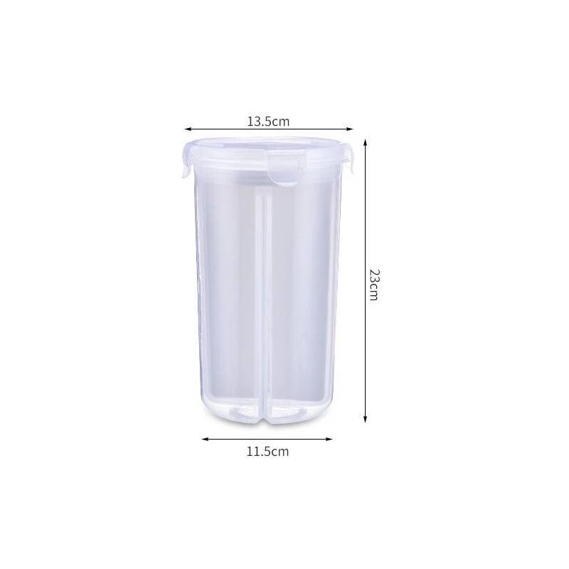 Кухня прозрачный PP коробка для хранения зерна контейнер фасоли содержит