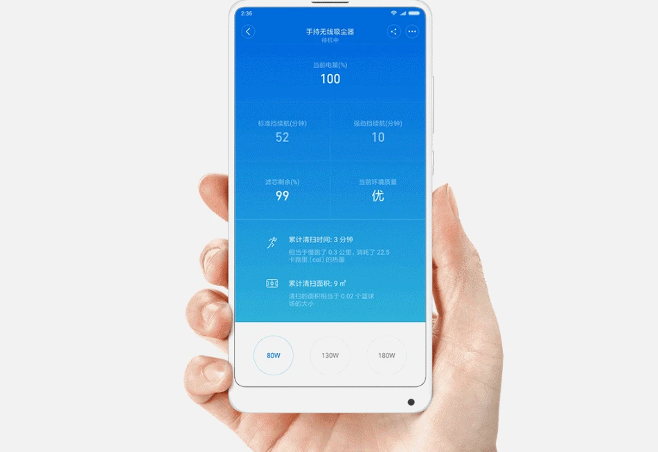 Xiaomi Roidmi F8 Ручной беспроводной пылесос для дома ковер автомобильный пылесборник Bluetooth светодиодный светильник многофункциональная щетка