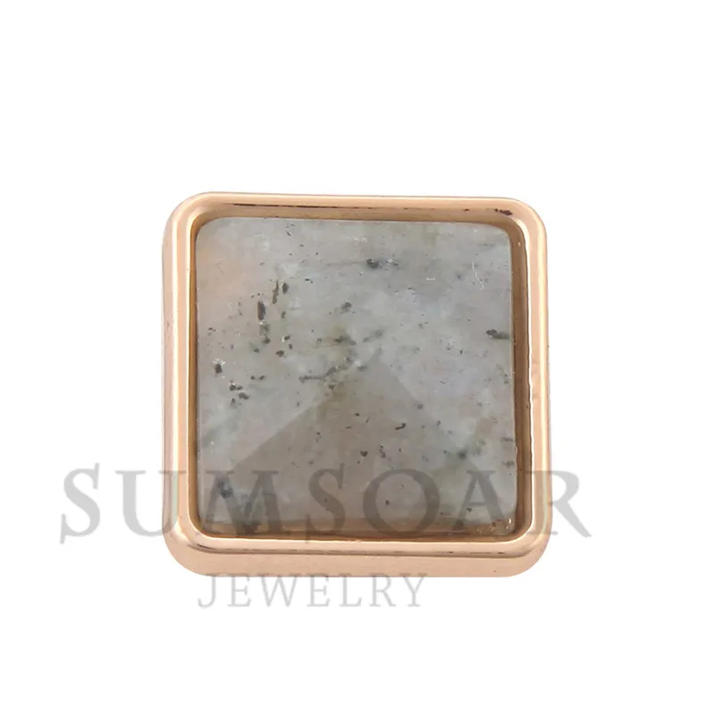 Somsoar украшения квадратные и круглые натуральные желательные камни подвески