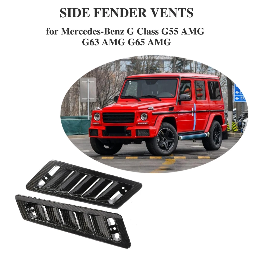 

Наклейка на решетку вентиляции бампера из углеродного волокна для Mercedes Benz G CLASS G55 G63 G65 AMG 2004-2018