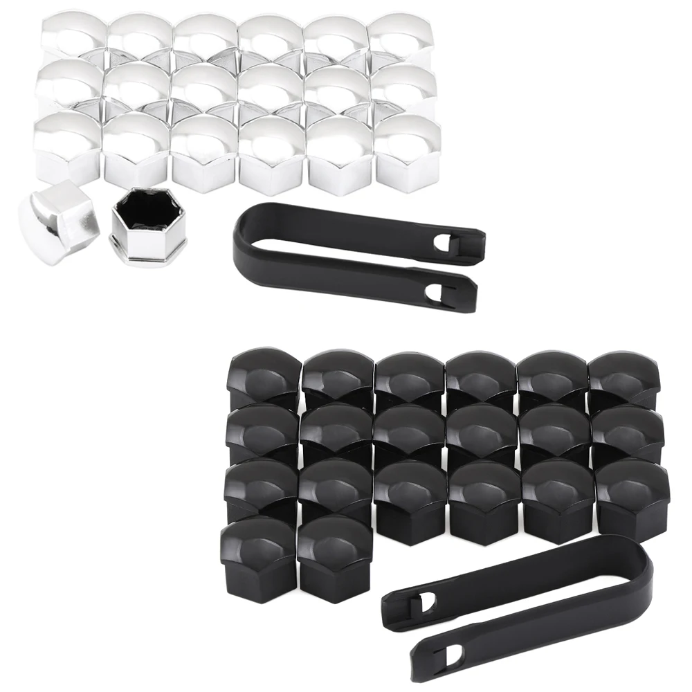 20 шт./лот 17 мм автомобильные Стайлинг пластиковые колесные гайки крышка болт