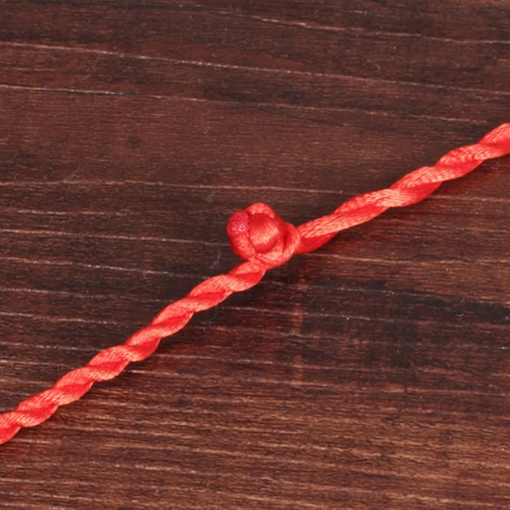 2 шт. оптовая продажа плетеные браслеты с красной нитью ручной работы