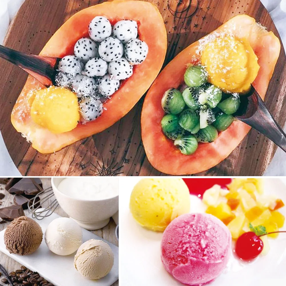 1 шт. ложка для фруктов из нержавеющей стали|ice cream scoop|spoon ice creamice ball |