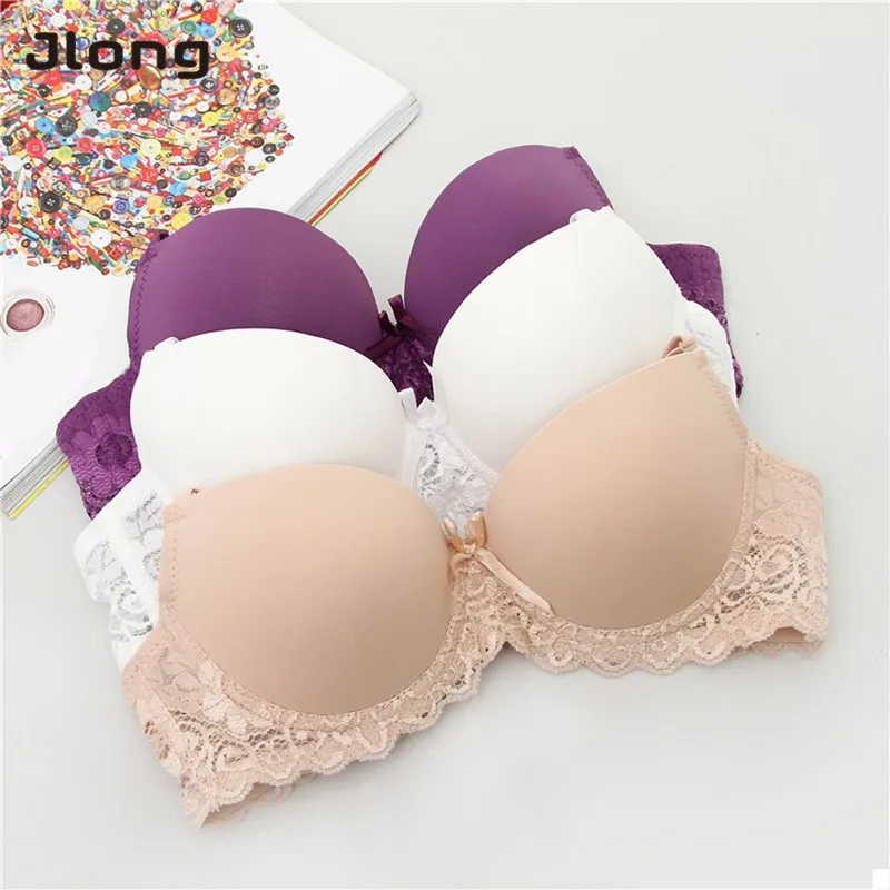 Underwear Girl sexy lace bra push up breast Adjustment Push Up support Bra Sexy Lace women TT | Женская одежда