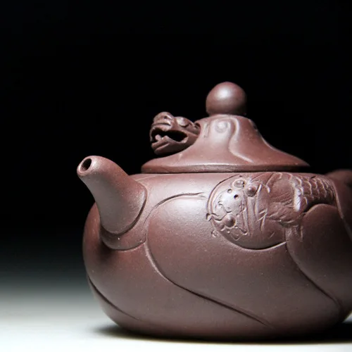 Заварочные чайники Yixing изготовленные мастерами ручная работа Mine фиолетовая