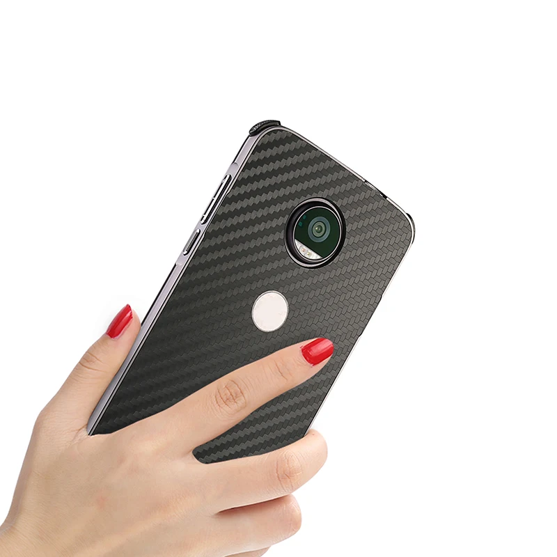 Для Motorola Moto Z2 Play/Moto Force чехол новый алюминиевый металлический каркас + углеродное