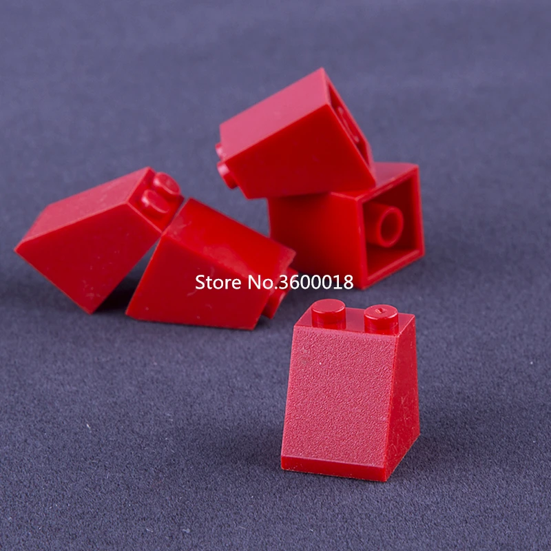 20 шт./лот DECOOL части совместимы с 3678 наклонными кирпичами 2X2X2 65deg MOC Кирпичи DIY блоки