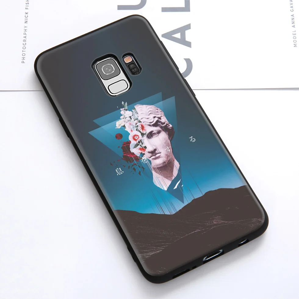 Арт эстетическое Мона Лиза Давид мягкий чехол для samsung Galaxy S10 S10e S9 S8 Plus S7 S6 Edge и J6 2018