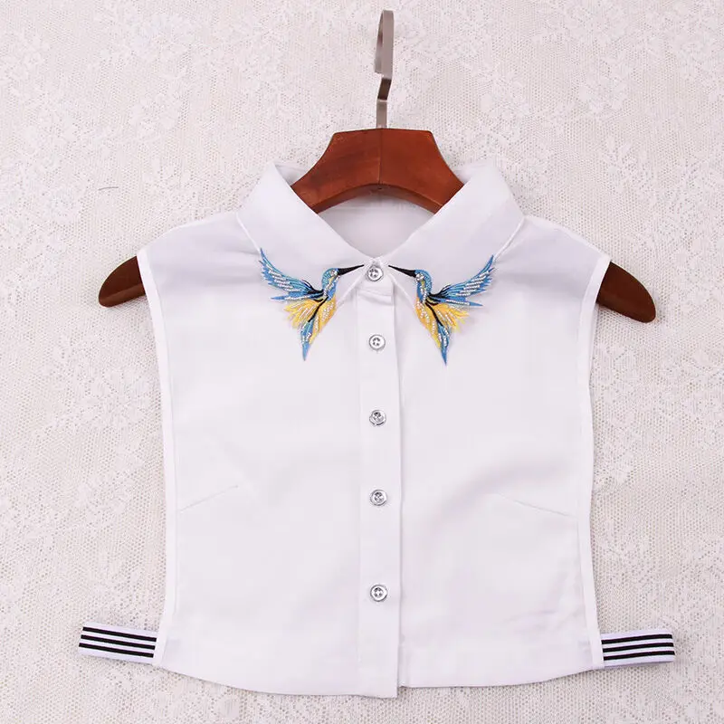 Женский воротник обманка съемный свитера ложные воротнички винтажная Цветная