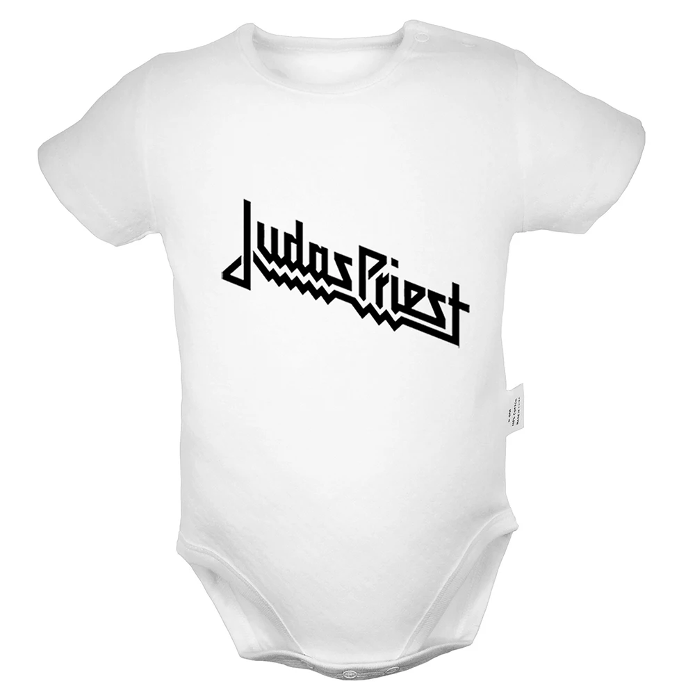 Bon Jovi Rock Band guns N' Roses Judas Priest Design боди для новорожденных; костюм для малышей; комбинезон с розами; хлопковая одежда - Цвет: YbBSW1003D