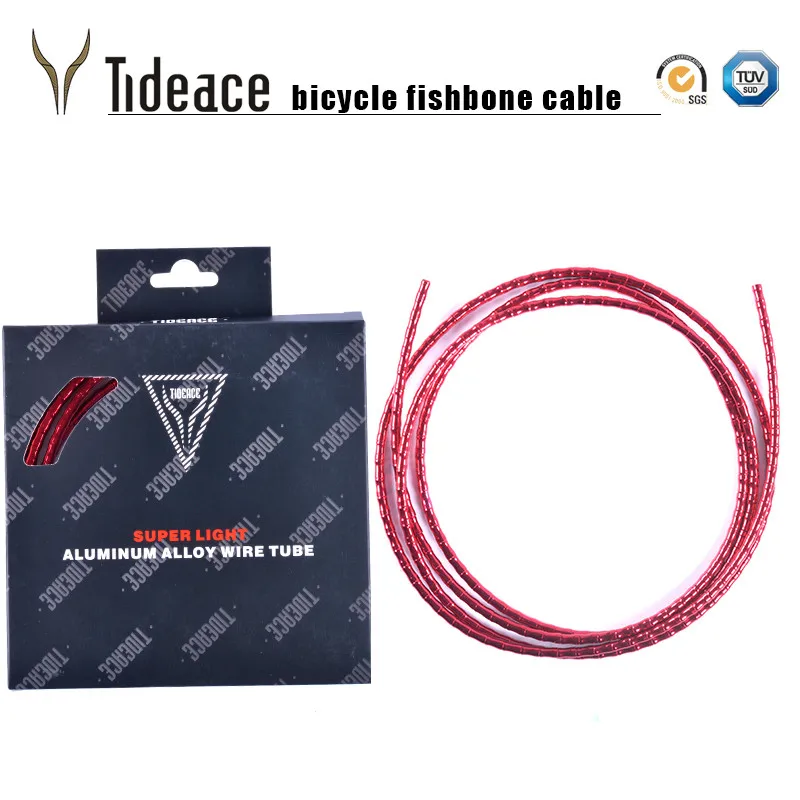 red shift set Tideace дорожный/MTB велосипедной передачи кабель/корпус Велосипедный тормозной тросик для механизма переключения передач на велосипеде fishbone алюминиевый корпус велосипедные кабели набор - Цвет: red shift set