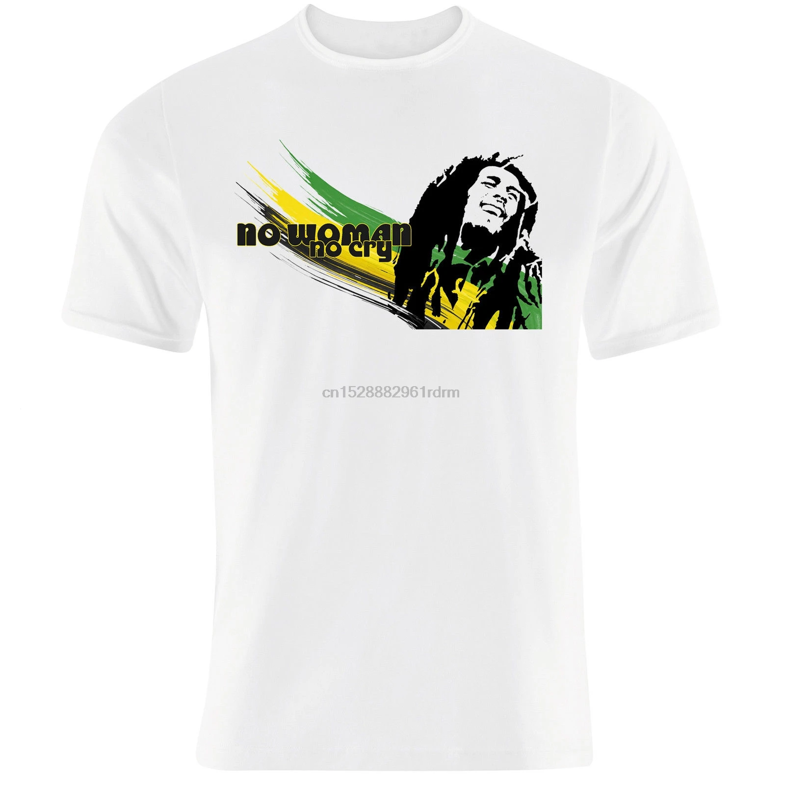 No Woman Cry Bob Marley вдохновленная известная цитата ямайские цвета футболка модный