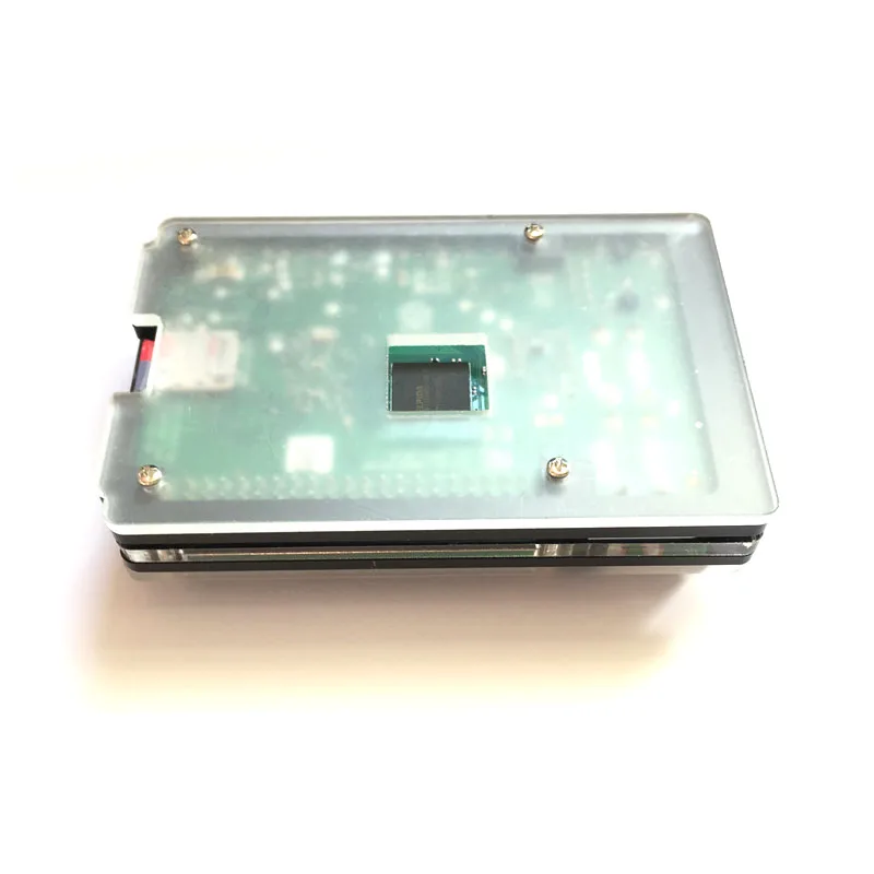 Raspberry Pi 3 акриловый корпус черного и прозрачного цвета + 2 шт. алюминиевый радиатор