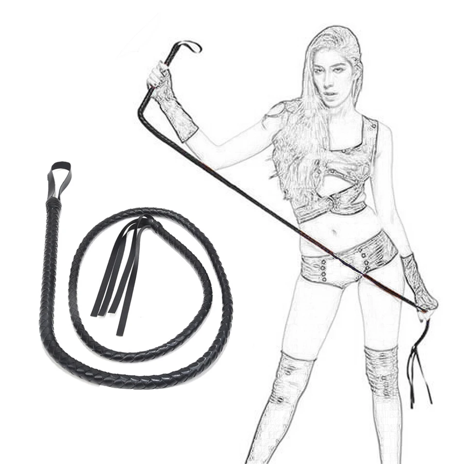 CamaTech 2 м/200 см Кожа PU кнуты Sexy Ass порка кнутом queen роль Play Lash Flogger фетиш раб БДСМ флирт