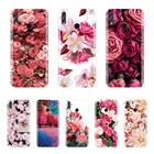 Мягкий силиконовый чехол с цветами для телефона Huawei Honor 8X MAX 10 9 8, задняя крышка для Huawei Honor 7 8 9 10 LITE 7S 7X 7A 7C Pro, чехол
