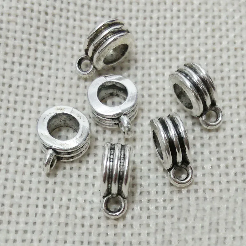 Тибетские серебристые золотистые яркие кожаные шнуры с петлей текстурированные