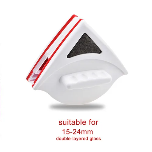 Fit 15-24 cm glass Магнитная щетка для мытья окон Магнитный стеклоочиститель/мойка/стеклоочиститель чистящее стекло магнит для мытья окон чистящие инструменты 3-30 см - Цвет: Fit 15-24 cm glass