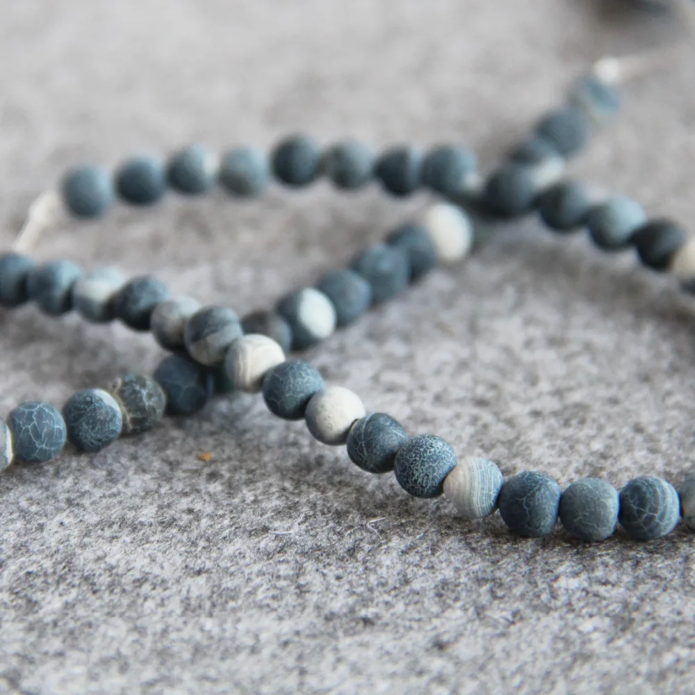 Лидер продаж для ожерелья и браслета 6 мм в полоску цвет темно синий рукоделия