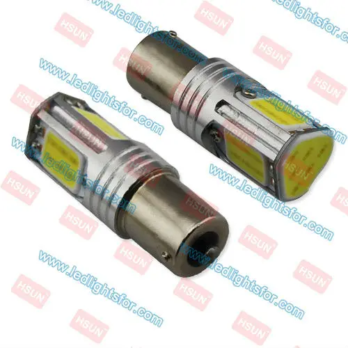 2 шт./лот 24 Вт COB высокой мощности из светодиодов S25 свтеодиодный фонарик P21W PY21W P21 / 5