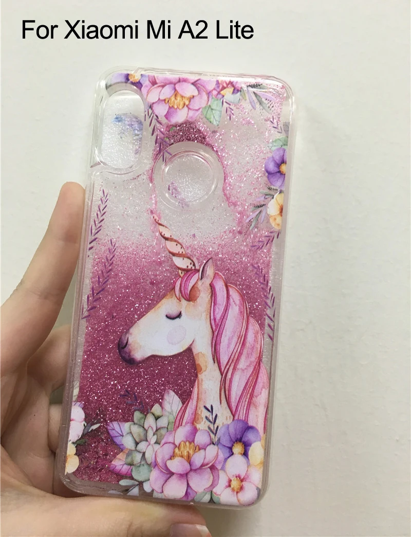 Единорог; Фламинго цветок Dyna mi c Жидкий чехол для Xiaomi mi A1 A2 Lite 6 5 5C 5S mi 8 Lite mi 9 SE mi 9t Pro mi x 2 2S Max 2 3