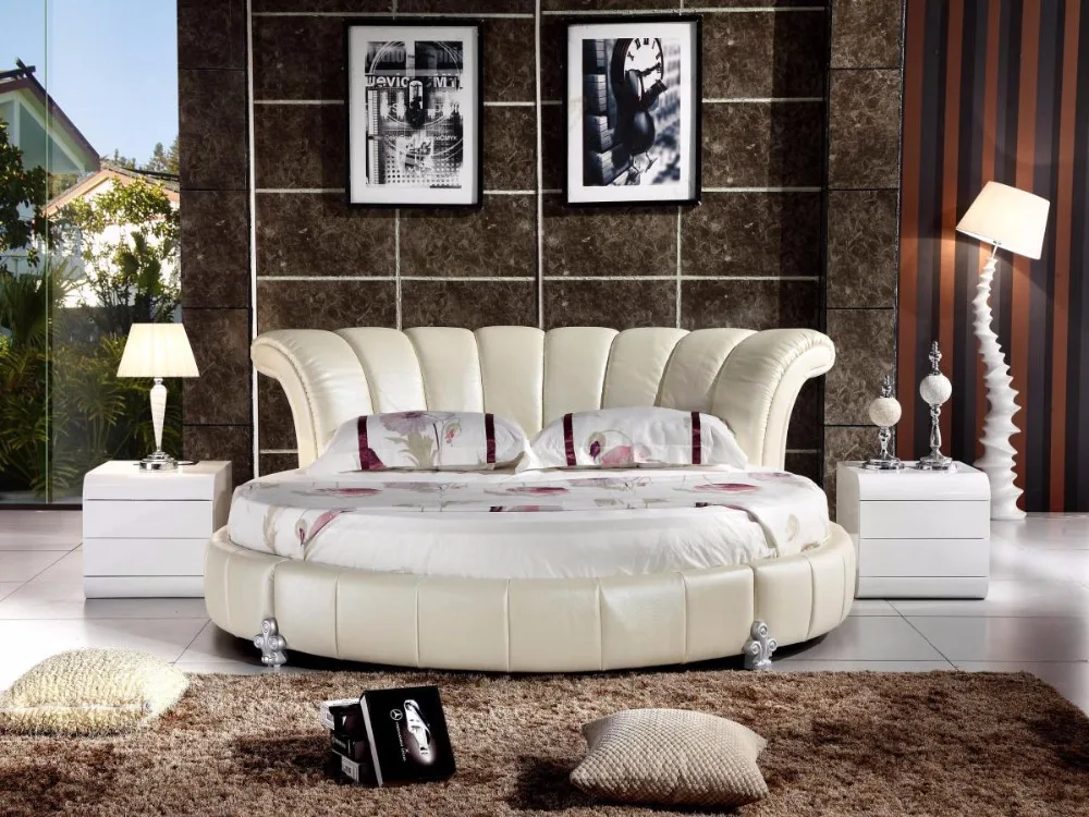 2017 мягкая кровать Cabecero Cama Muebles Para Casa Rushed No натуральная кожа King современная мебель