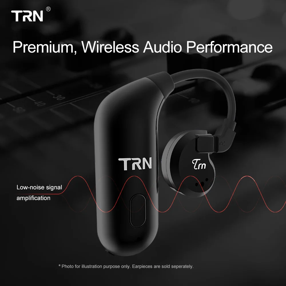 TRN BT20 Bluetooth V5.0 ушной крючок разъем наушники Адаптер MMCX/2Pin для SE535 UE900 ZS10/AS10/BA10