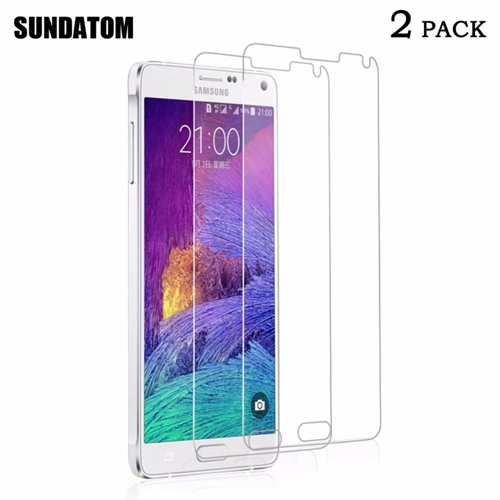 SUNDATOM 2.5D Ultra-Thin Screen Protector Tempered Glass for Samsung Galaxy Note3 Note 3 III 4 5 | Protectors
