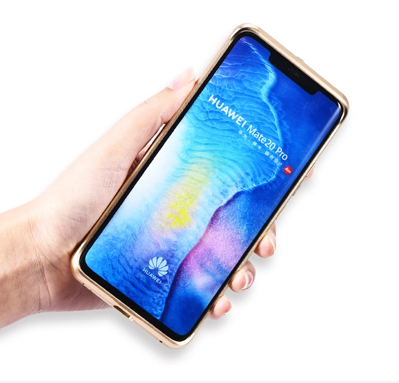 

For Huawei Mate 20 / Pro Luxury Real Carbon Fiber Cover Metal Frame Case For Huawei Mate 20 Pro Case Cover Full Protection Cases