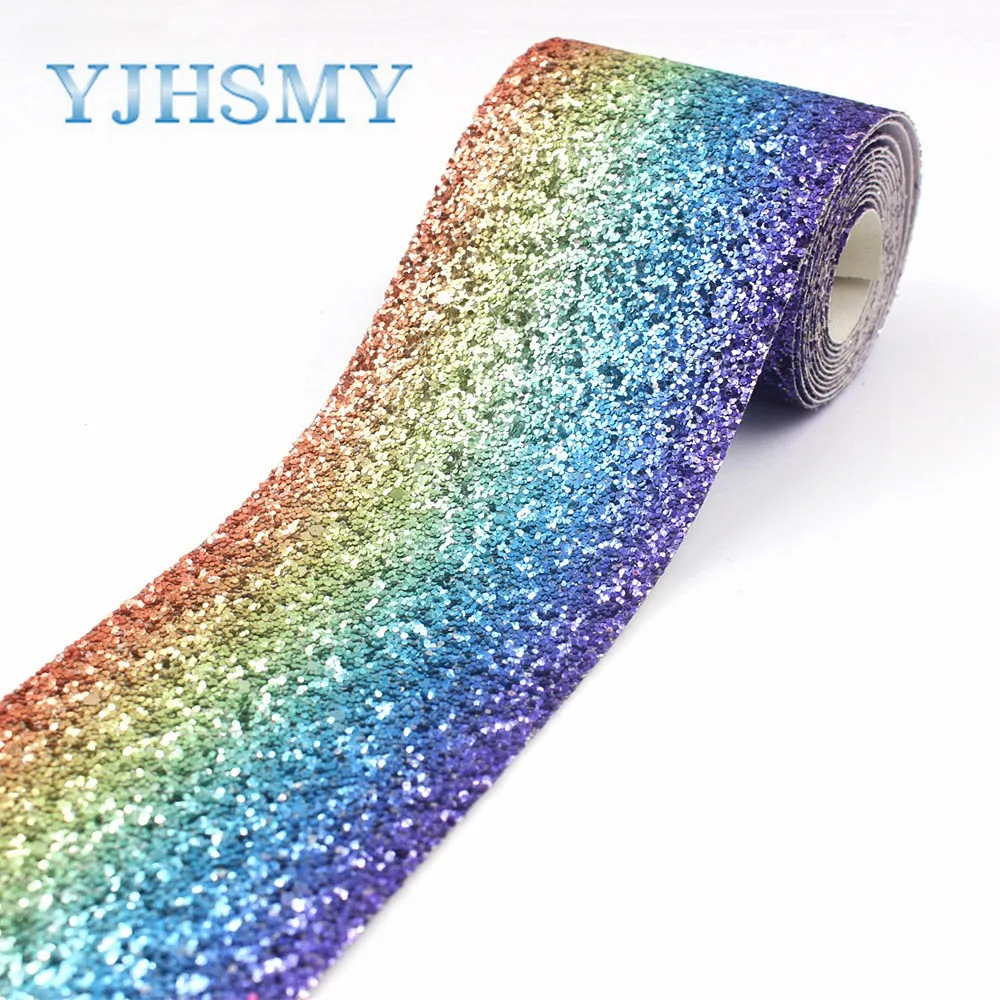 YJHSMY G-18930-1298, 75 мм, 2 ярдов красочные ленты для вспышки, свадебные украшения, аксессуары для одежды, материалы для ручных поделок