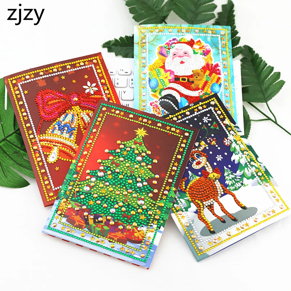 Набор для алмазной вышивки сделай сам картина в виде рождественской елки Санта