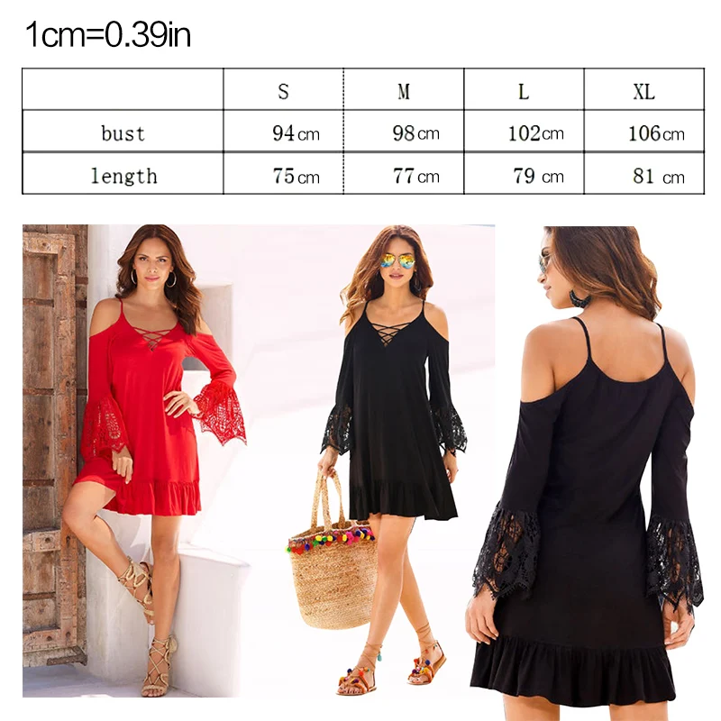 Smdppwdbb пикантные черные с красным кружевом летнее платье Рождественские короткие