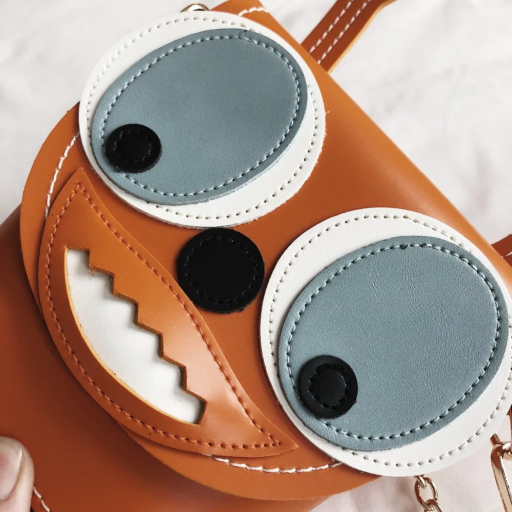 2019 женская дизайнерская сумка моды личности мультфильм Monster Shoulder мессенджер для