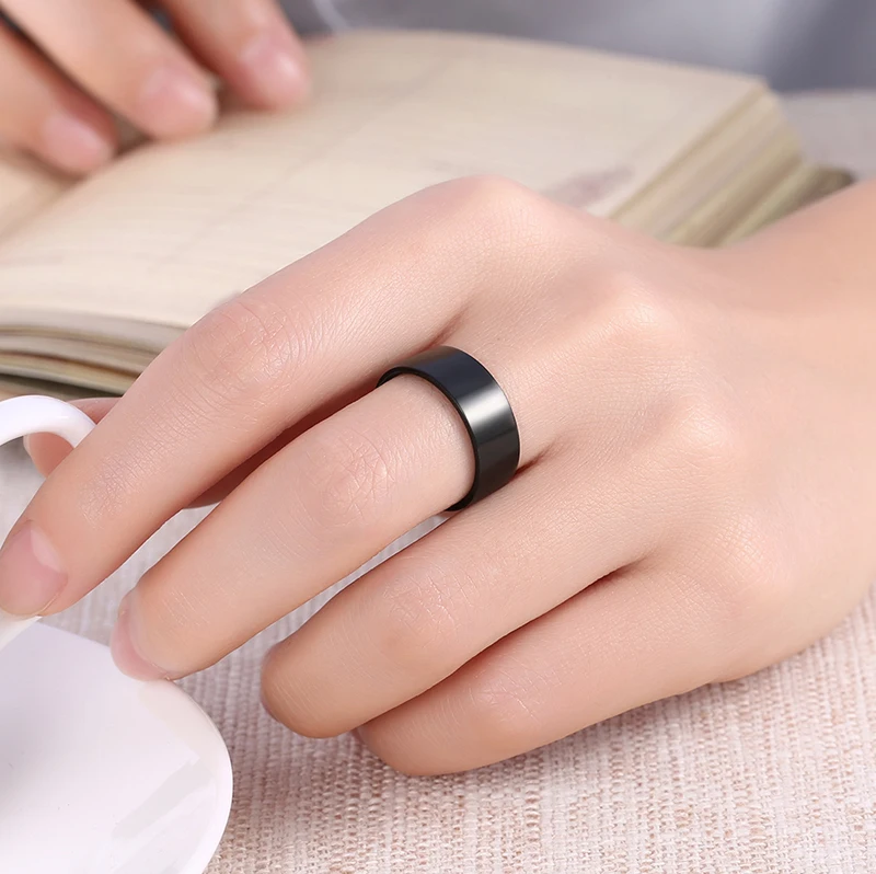 

Trendy Four Color Simple Ring & Rose Gold Color for Women Girls Birthday Gift Jewelry Rings New