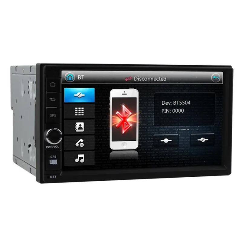 AZGIANT 7 "2Din Универсальный Автомобильный gps навигации MTK3360 мультимедиа DVR ex DAB bluetooth