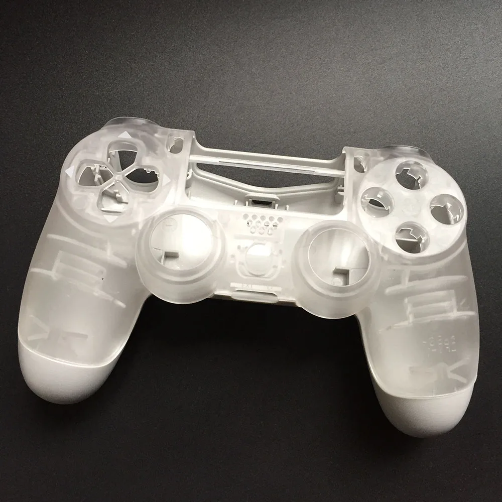 Clear Grey Замена для sony PS4 Pro беспроводной контроллер пластик JDS 040 Крышка передняя задняя Корпус Оболочка Чехол - Цвет: Clear Grey