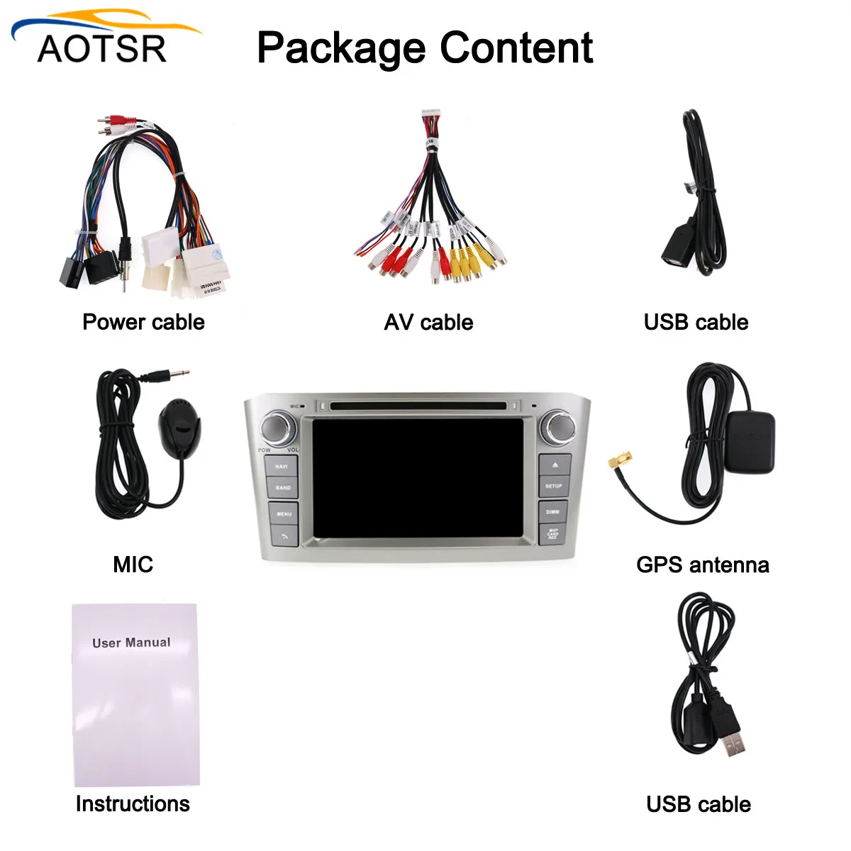Головное устройство для Toyota Avensis Android 9 0 DVD стерео мультимедиа 2002 2008 автомобильный