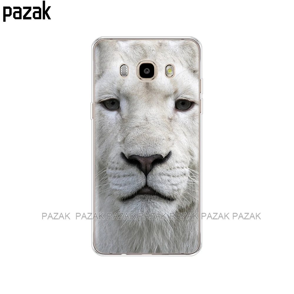 Силиконовый чехол для телефона Samsung Galaxy J1 J2 J3 J5 J7 MINI 2016 2015 prime tiger lion bear | Мобильные
