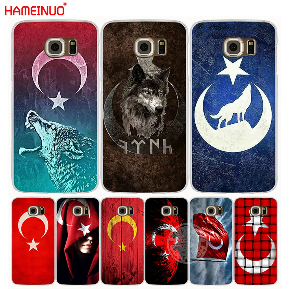HAMEINUO Турецкий флаг чехол для сотового телефона Samsung Galaxy S7 edge PLUS S8 S6 S5 S4 S3 MINI|cover for