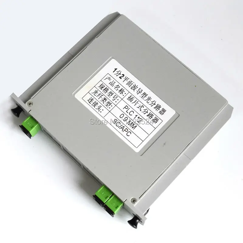 Бесплатная доставка 1x2 LGX коробка кассета карточка вставка SC/APC PLC разветвитель