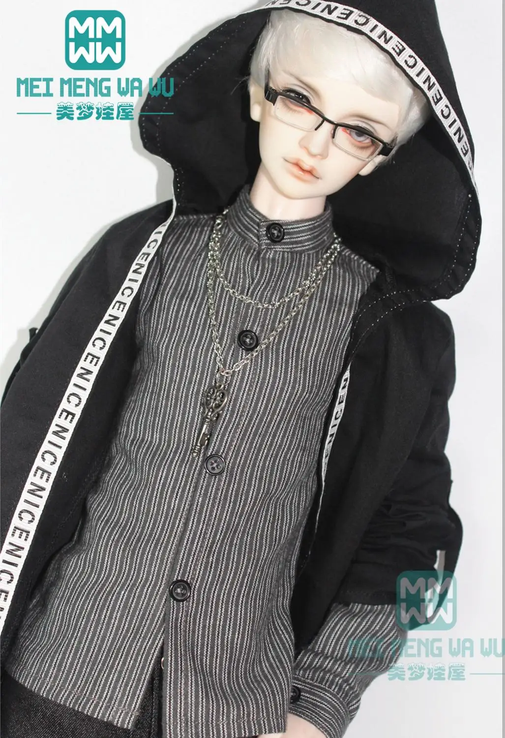BJD аксессуары Кукла Одежда для 70 см BJD кукла Мода плед шаровары черный белый красный